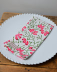 Floral Print Napkin / Sweat Pea