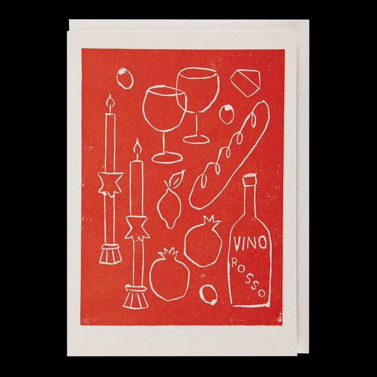 Vino Rosso Card - Phthalo Ruth