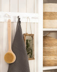 White Hook Rack / 5 Hooks