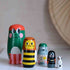 paddy and pals nesting stacking wooden dolls set petit monkey